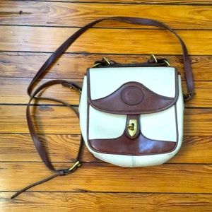 SOLD Vintage Creme and Brown Dooney & Bourke